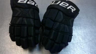 Used Bauer S190 Junior Gloves Black 10" 11339-S000196872