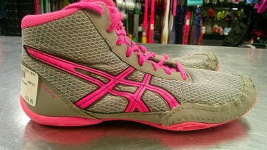 Used Asics Wrestling Shoes Grey Junior 04 11868-S000066709