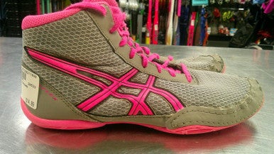 Used Asics Wrestling Shoes Grey Junior 04 11868-S000066709