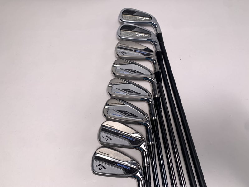 Callaway 7 Iron Fitters Fitting Irons Graphite & Still Wholesale Bulk Lot of 8