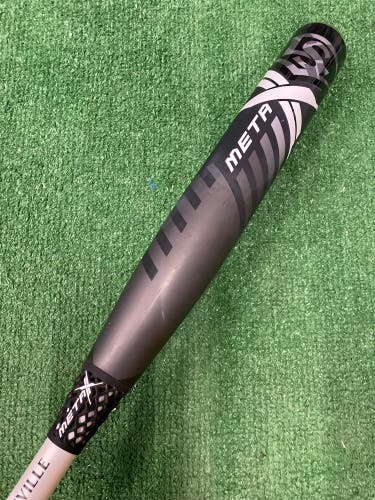 Black 2022 Louisville Slugger Meta Composite Bat (-11) Composite 19 oz 30" (Used)
