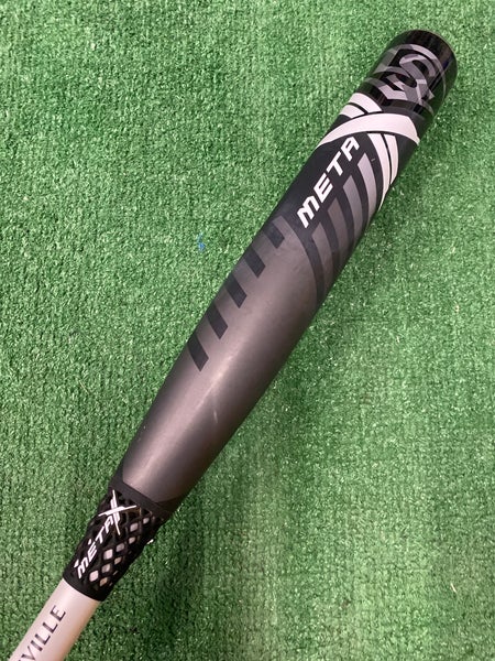 Black 2022 Louisville Slugger Meta Composite Bat (-11) Composite 19 oz 30" (Used)