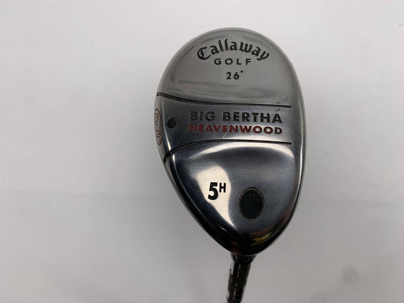 Callaway Big Bertha Heavenwood 5 Hybrid 26* Big Bertha Uniflex Steel Mens RH