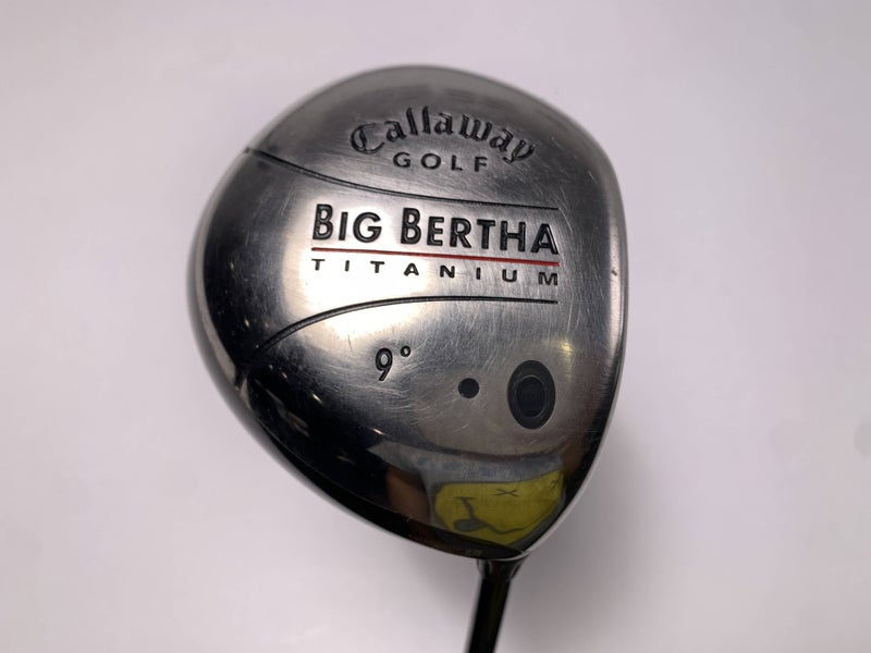 Callaway Big Bertha Titanium Driver 9* RCH 65w Firm Graphite Mens RH