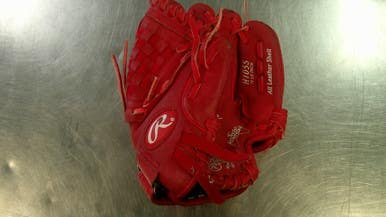 Used Rawlings HIGH BB/SB Glove RH Throw Red 10 1/2" 11868-S000066673