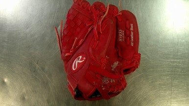Used Rawlings HIGH BB/SB Glove RH Throw Red 10 1/2" 11868-S000066673