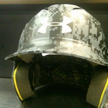 Used Under Armour UABH100 Batting Helmet No Mask Grey SM 11868-S000066687