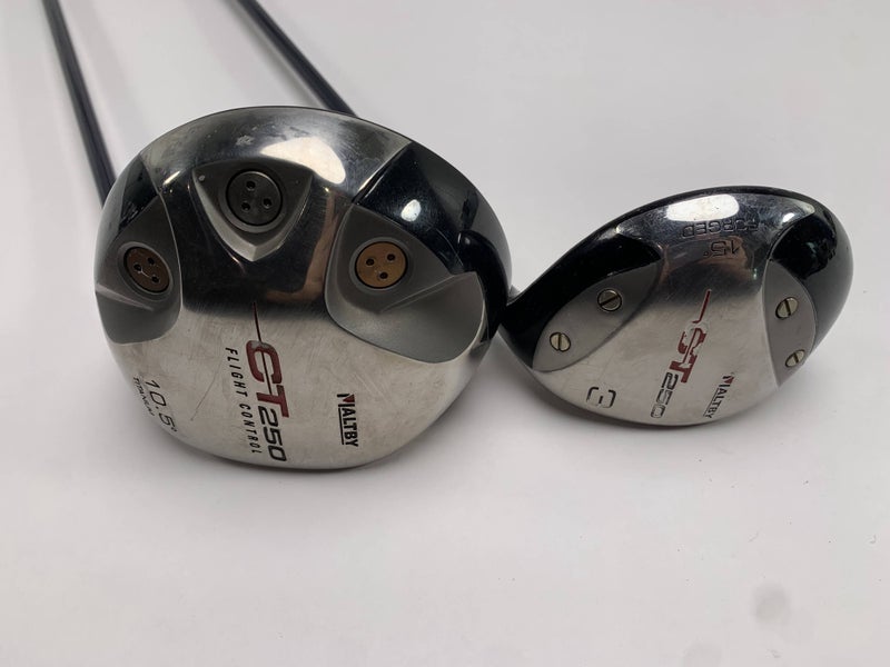 Maltby GT 250 Driver  & 3 Fairway Wood Set 10.5* 15* UST HTD CB65 Mens RH