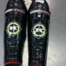 Used Koho 3335 Senior Shin Guards Black 16" 11339-S000196367