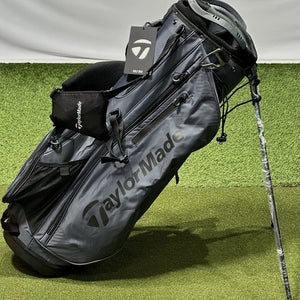 TaylorMade Pro 8-Way Carry Stand Golf Bag Charcoal w/ Rain Hood New #93227