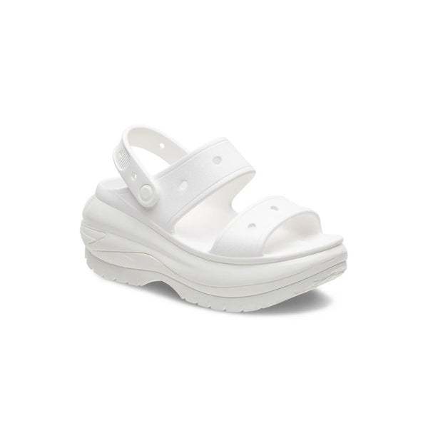 Crocs Classic Mega Crush 207989-100 Sandal Unisex 7W-5M White Casual Shoe TZP895