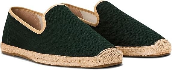 Soludos Smoking Slipper Espadrille Men's US 11 Dark Green Slip on Shoes TZP852