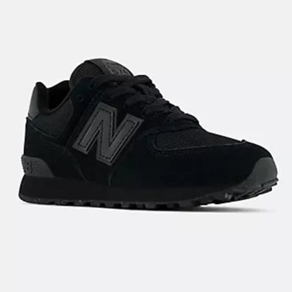 New Balance 574 Core PC574EVE Sneakers Kids US 12 Black Lifestyle Shoes TZP858