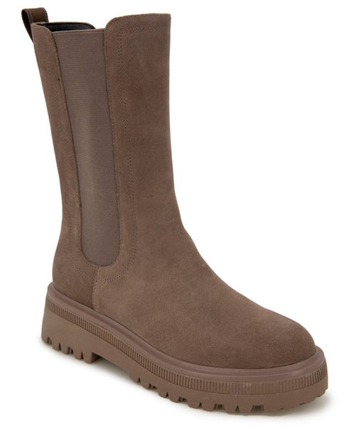 Kenneth Cole New York Radell KL22RCH65 Women 8.5 Brown Suede Chelsea Boot TZP905