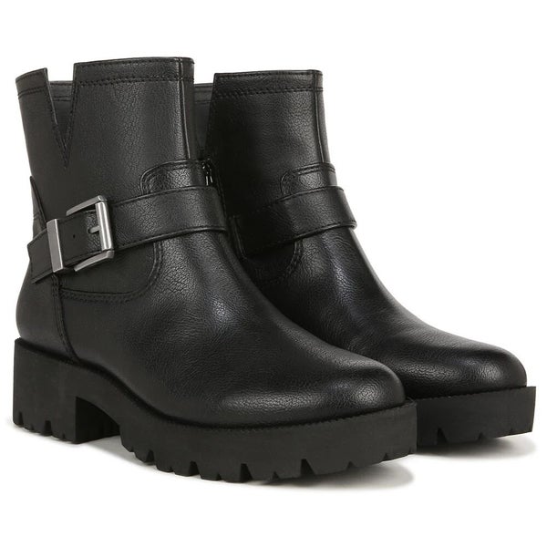 Zodiac Miller-2 I7582S1-001 Boots Womens 9.5 Black Round Toe Biker Bootie TZP996