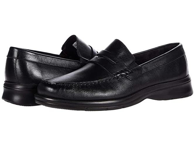 Rockport Palmer CI3098-001 Penny Loafer Men's US 8 Black Leather Shoes TZP857