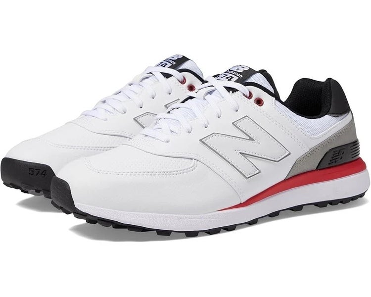 New Balance 574 Greens V2 MG574WK Men's US 13D White Spikeless Golf Shoes FL4372