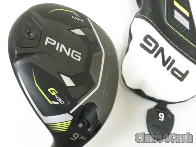 PING G430 Max Fairway 24  9 Wood Alta CB 65 Black Regular Flex +Cover  NICE