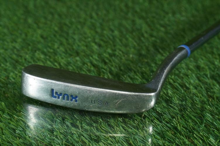 LYNX TIGRESS BLADE PUTTER HEEL SHAFTED 33 LADIES RH WITH GOLF PRIDE GRIP