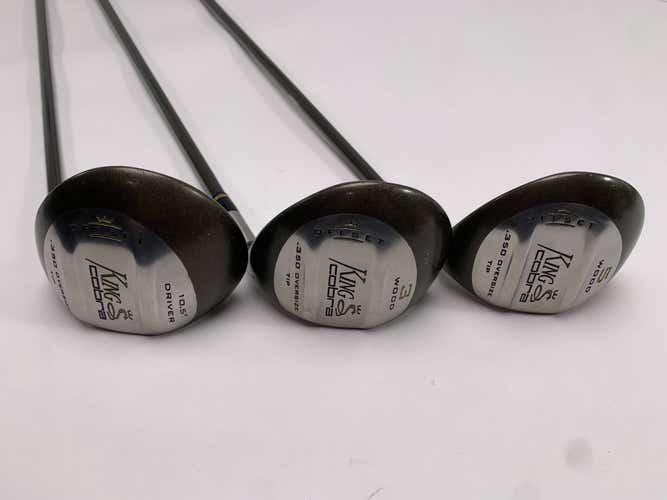 Cobra King Cobra 350 Driver Wood Set 3 5 | 10.5* 15* 18* Senior Graphite Mens RH