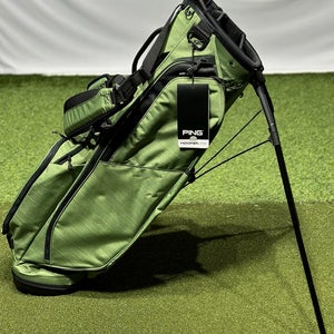 PING Hoofer Lite 4-Way Stand Carry Golf Bag Heather Green/Black - No Logo - NEW!