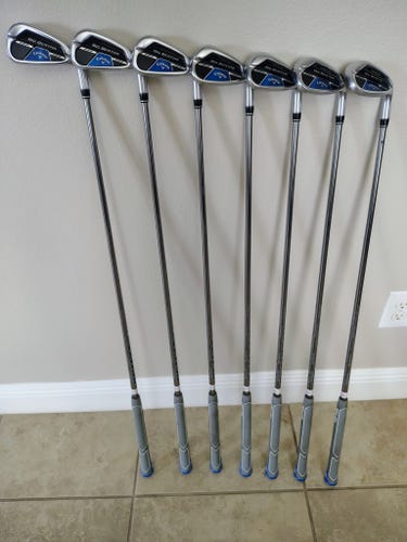 Callaway Big Bertha B21 Iron Set 5-PW+AW RCH 65 Senior Flex Graphite Shafts