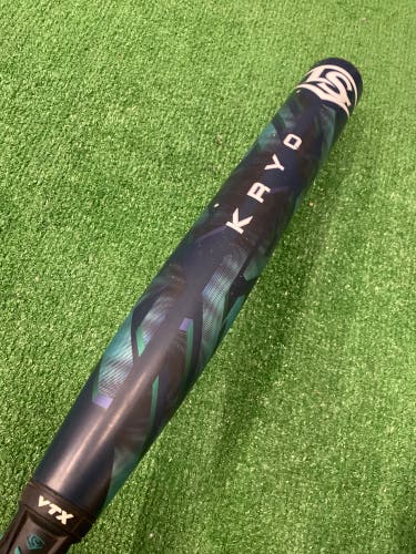 Green 2025 Louisville Slugger Kryo Composite Bat (-10) Composite 22 oz 32" (Used)
