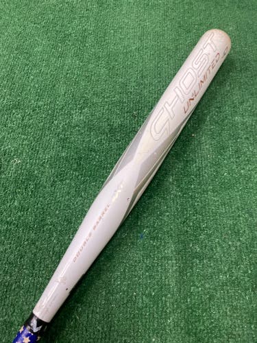 White 2023 Easton Ghost Unlimited Composite Bat (-10) Composite 22 oz 32" (Used)