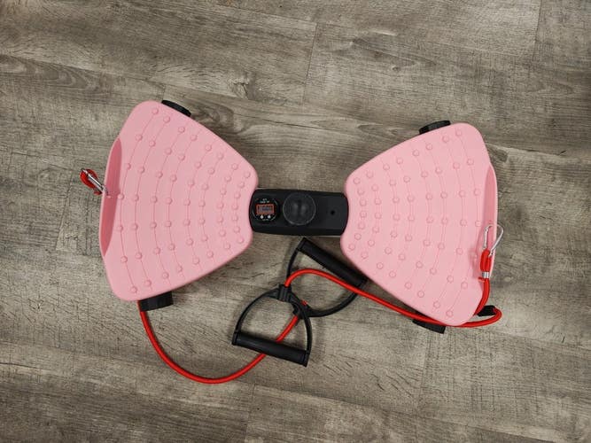 Waist Twisting Machine, Ab Exercise Board Workout Equipment (Pink)