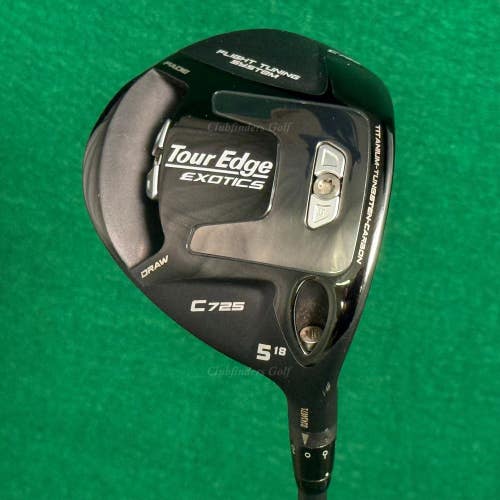 Tour Edge Exotics C725 18 Fairway 5 Wood HZRDUS Black 6.0 70g Stiff w/HC