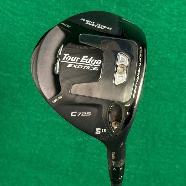 Tour Edge Exotics C725 18 Fairway 5 Wood HZRDUS Black 6.0 70g Stiff w/HC