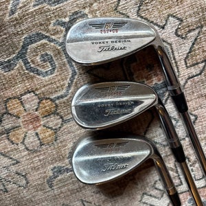 Titleist BV Vokey Right Handed 52, 56, 60 Wedge set (Used)