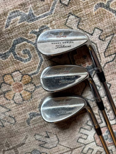 Titleist BV Vokey Right Handed 52, 56, 60 Wedge set (Used)