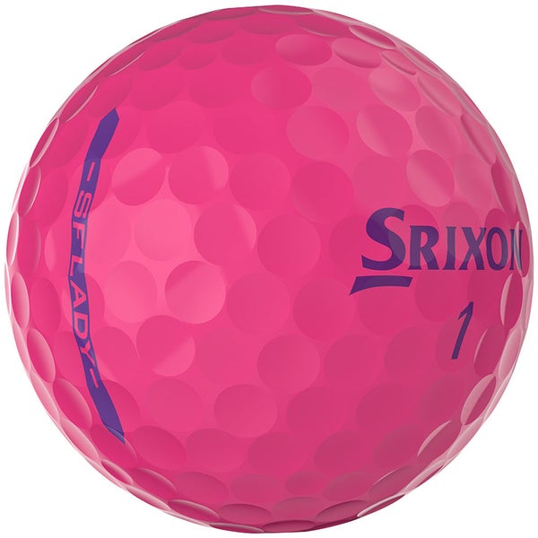 Srixon Soft Feel Lady Golf Balls (PassionPink, 3pk) 1 Sleeve 2023 NEW