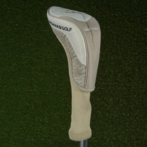 ADAMS IDEA A12 OS DRIVER HEADCOVER WHITE / TAN ~ LOOK!!