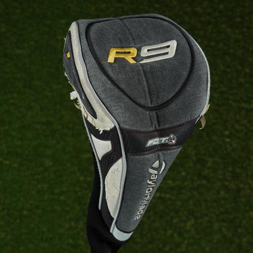 TAYLORMADE R9 FCT DRIVER HEADCOVER GRAY / WHITE / BLACK ~ LOOK!!