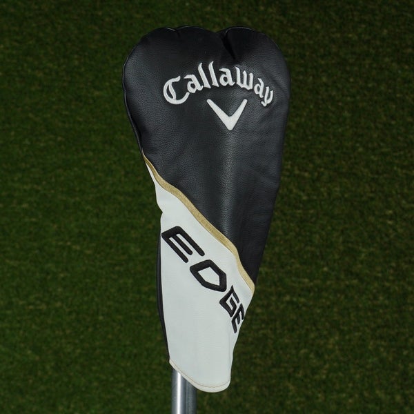 CALLAWAY EDGE DRIVER HEADCOVER BLACK / WHITE / GOLD ~ LOOK!!