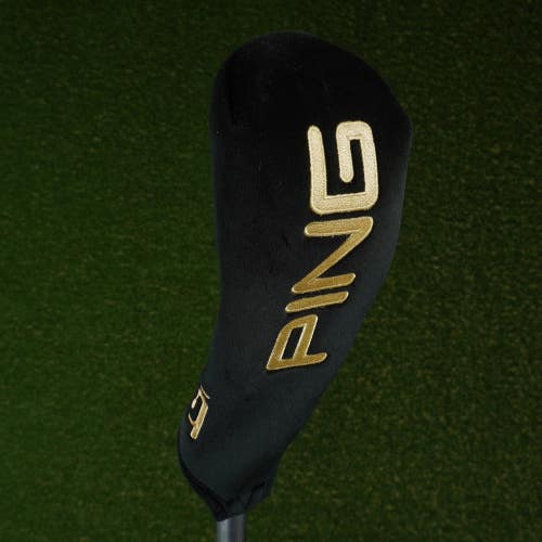 PING ISI TITANIUM DRIVER HEADCOVER BLACK / GOLD ~ LOOK!!