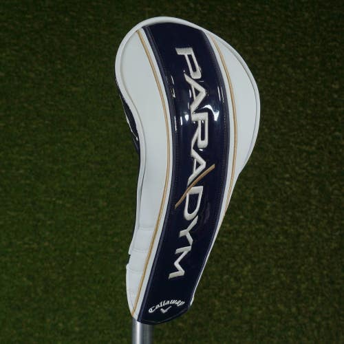CALLAWAY PARADYM DRIVER HEADCOVER WHITE / NAVY / GOLD ~ LOOK!!