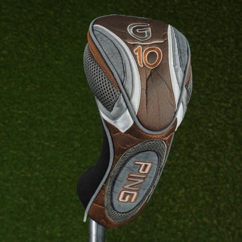 PING G10 DRIVER HEADCOVER COPPER BROWN / GRAY / BLACK ~ LOOK!!