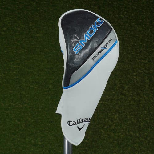 CALLAWAY PARADYM AI SMOKE DRIVER HEADCOVER WHITE / BLACK / BLUE ~ LOOK!!