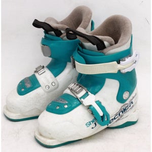 Tecnica Sheeva JT2 Kids Ski Boots - Size 12.5 / Mondo 18.5 Used