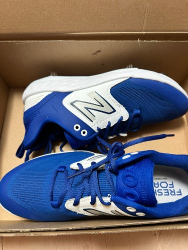 Blue Men's Size M 11.0 (W 12.0) Adult New Balance 3000v6 Low Top Metal (New)