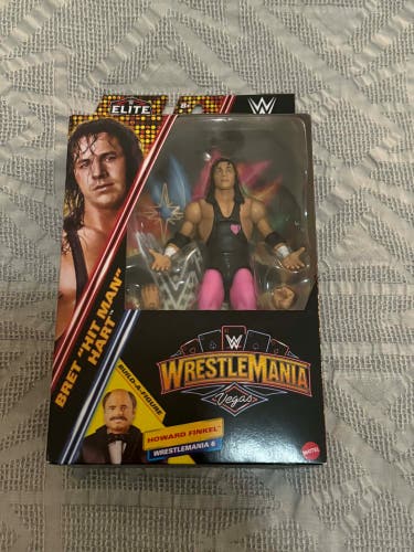 Bret Hit Man Hart WWE Elite Collection Wrestlemania Las Vegas Action Figure New