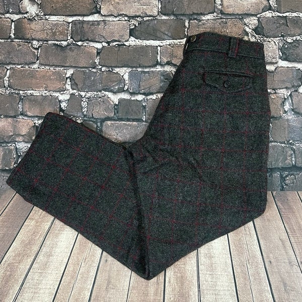 Vintage Codet Wool Malone Men's Heavyweight Hunting Pants 34x30 Canada Model 210