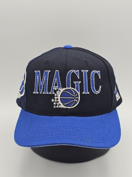 Vintage Orlando Magic Sports Specialties Black Dome Laser NBA Vtg Snapback Hat