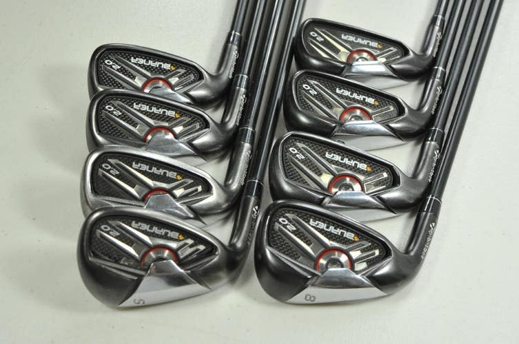 LEFT HANDED TaylorMade Burner 2.0 5-PW,AW,SW Iron Set Regular Graphite # 204754