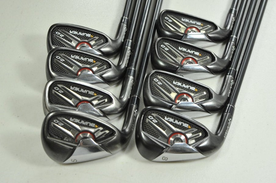 LEFT HANDED TaylorMade Burner 2.0 5-PW,AW,SW Iron Set Regular Graphite # 204754