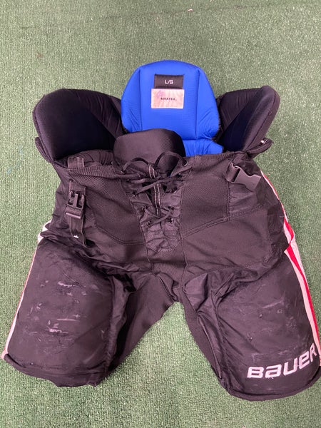 Black Senior Large Bauer Nexus Pro Hockey Pants Pro Stock (Used)