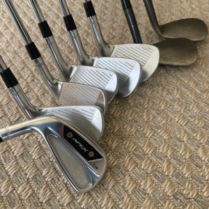 Callaway Apex CB Irons (4–10, Missing 7i) + Cobra Snakebite Wedges – Tour-Issued Setup